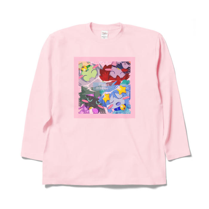 sweet dreams ロングスリーブTシャツ - XL - ライトピンク