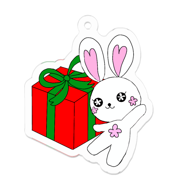 アクリルキーホルダー - 50 x 50 (mm)