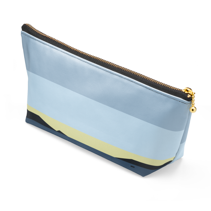 ポーチ - 長さ21.5cm / 高さ10cm - ブラック