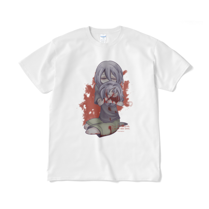 Tシャツ(ゆーり/白)- XL - ホワイト