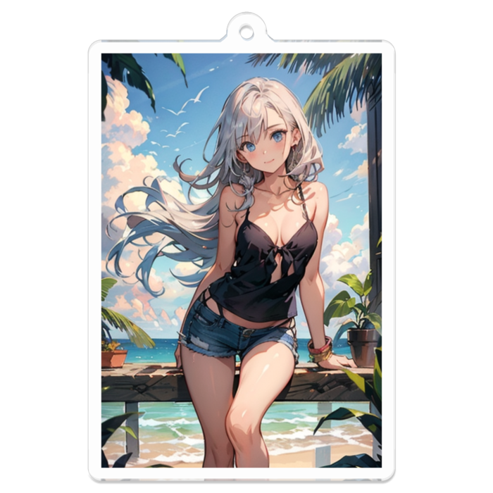 アクリルキーホルダー - 70 x 70 (mm)