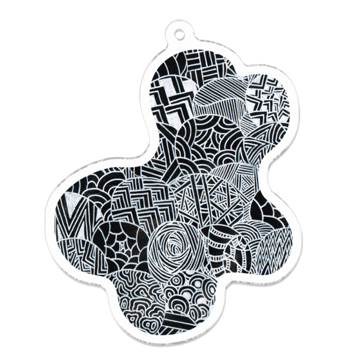 アクリルキーホルダー - 70 x 70 (mm)