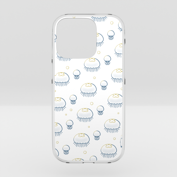 クリアiPhoneケース 白色 iPhone 15Pro
