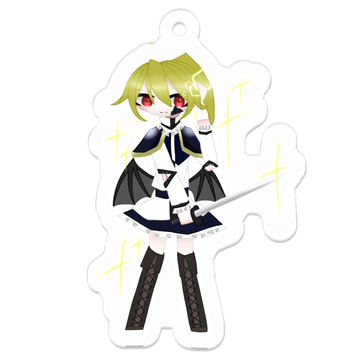 アクリルキーホルダー - 50 x 50 (mm)