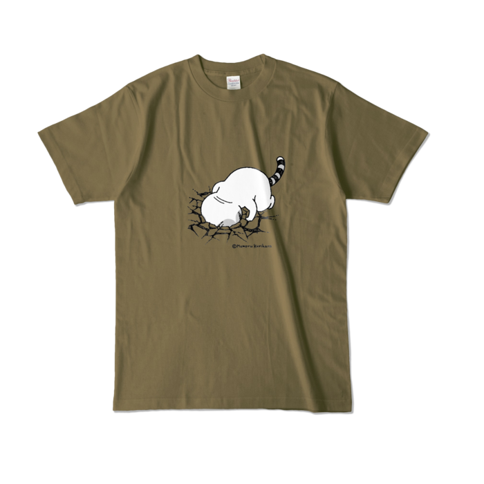 カラーTシャツ - L - オリーブ (濃色)