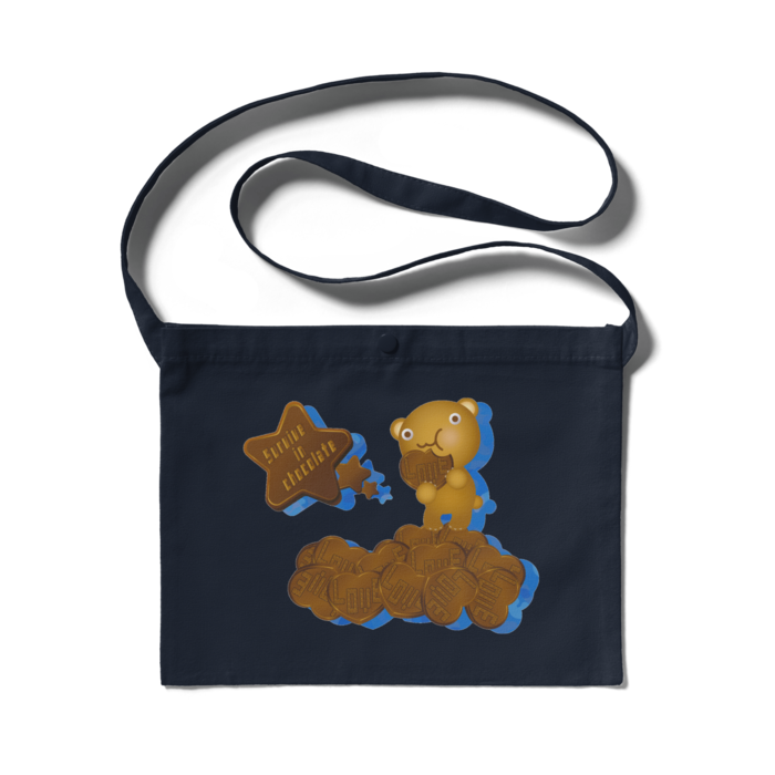 サコッシュ - 300 x 230 (mm)(3)　ネイビー