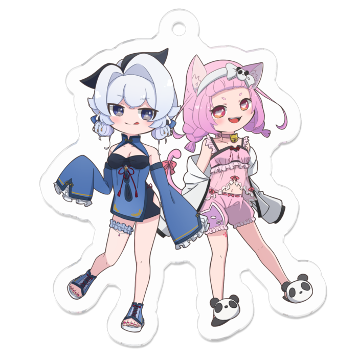 アクリルキーホルダー - 50 x 50 (mm)