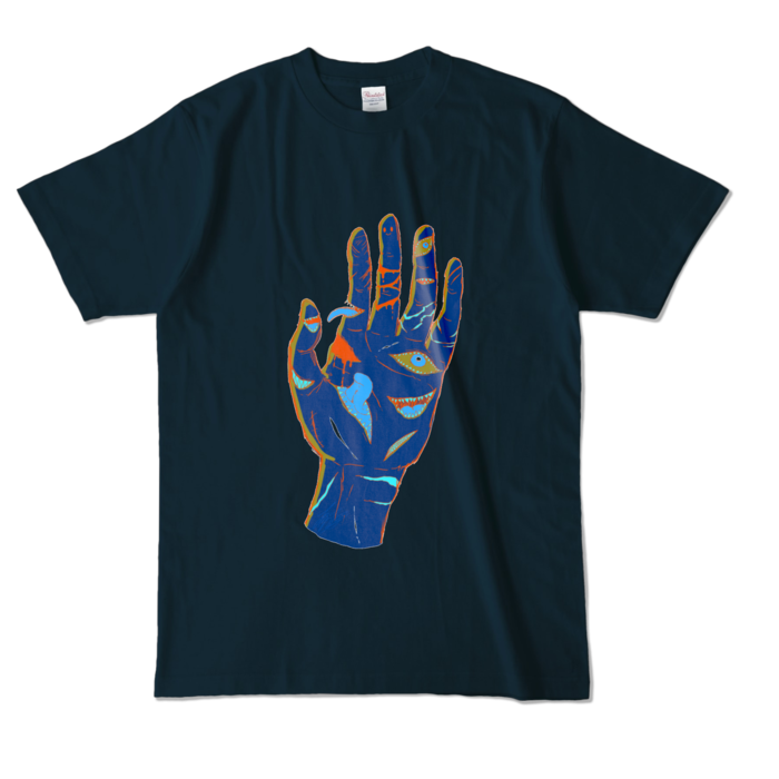 カラーTシャツ - L - ネイビー (濃色)