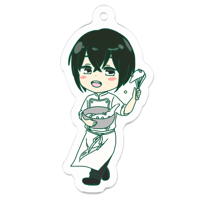 アクリルキーホルダー - 50 x 50 (mm)