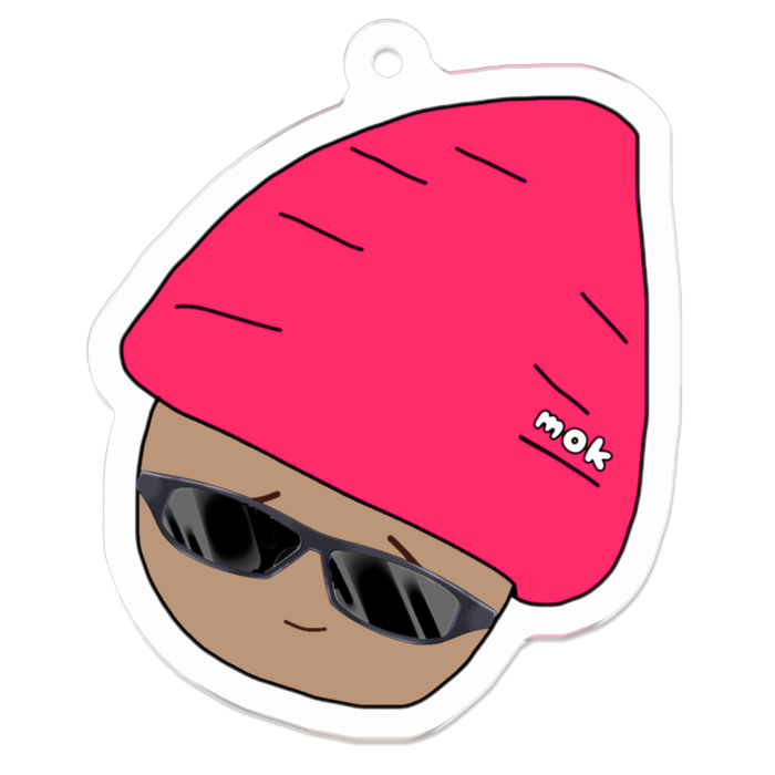 アクリルキーホルダー - 50 x 50 (mm)