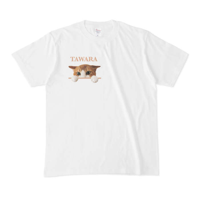 たわらちゃんTシャツ - M - 白