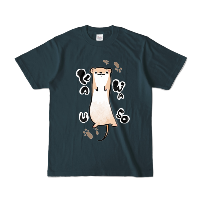 カラーTシャツ - S - デニム (濃色)