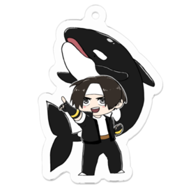 シャチさんと京くんアクキー 50 50mm しんそば屋 Booth