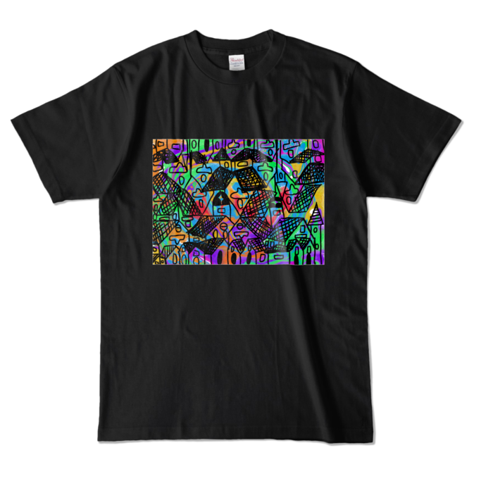 カラーTシャツ - L - ブラック (濃色)