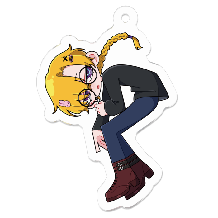 アクリルキーホルダー - 50 x 50 (mm)