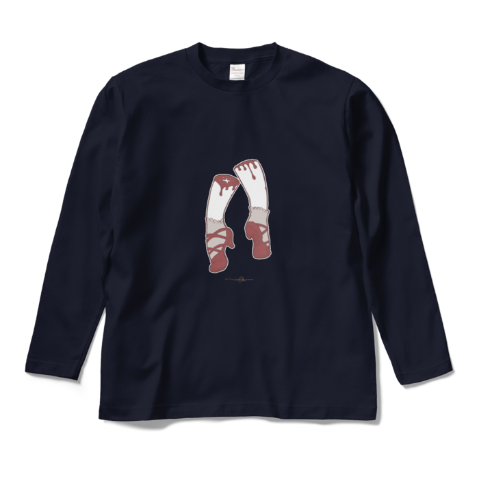 踊る赤い靴★深夜 - M - ネイビー