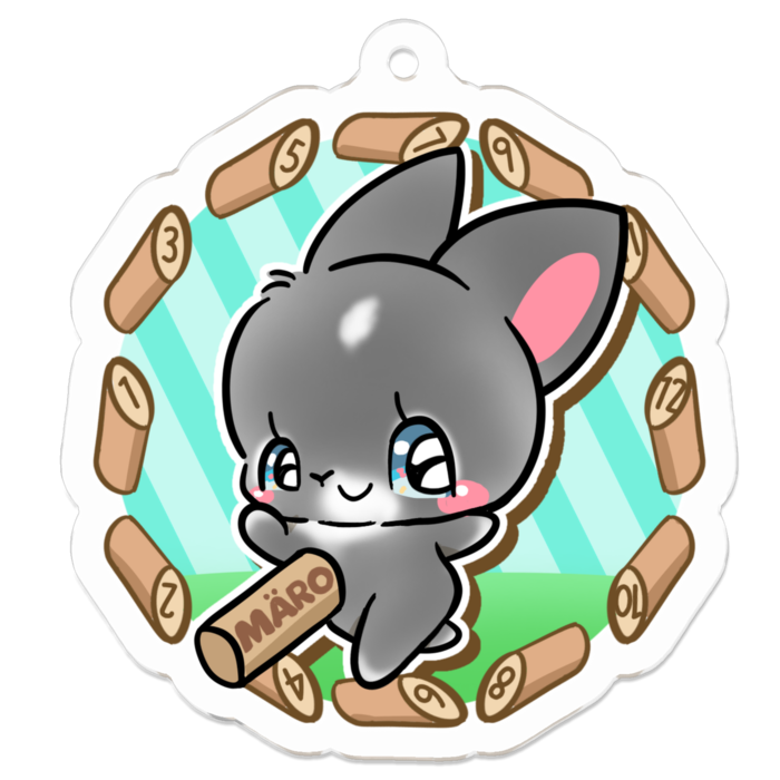 アクリルキーホルダー - 50 x 50 (mm)