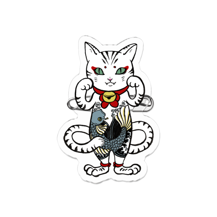 Manekineko Badge アクリルバッジ 50 X 50 Mm Miacomart Booth