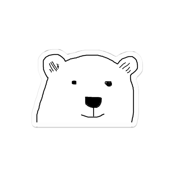 アクリルバッジ - 50 x 50 (mm)