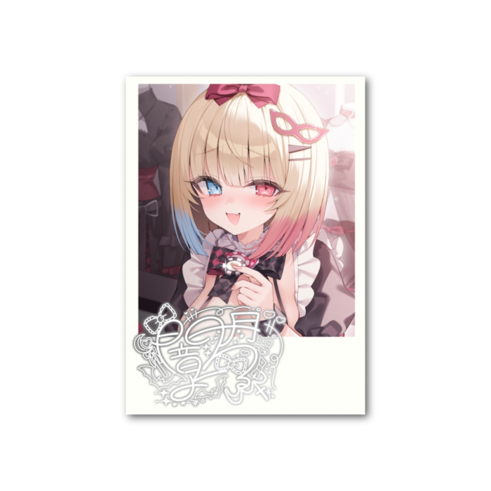 フォト風カード - 縦 - 片面