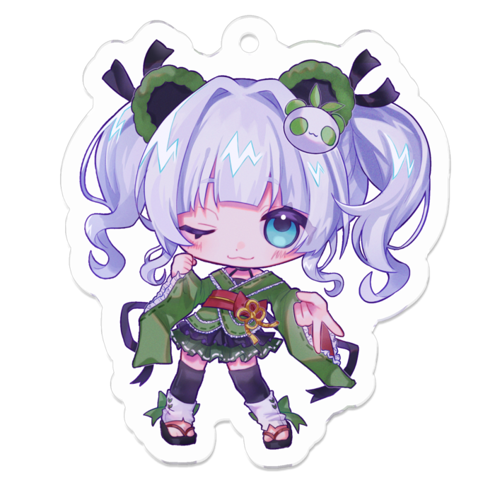 アクリルキーホルダー（コーティング） - 50 x 50 (mm)