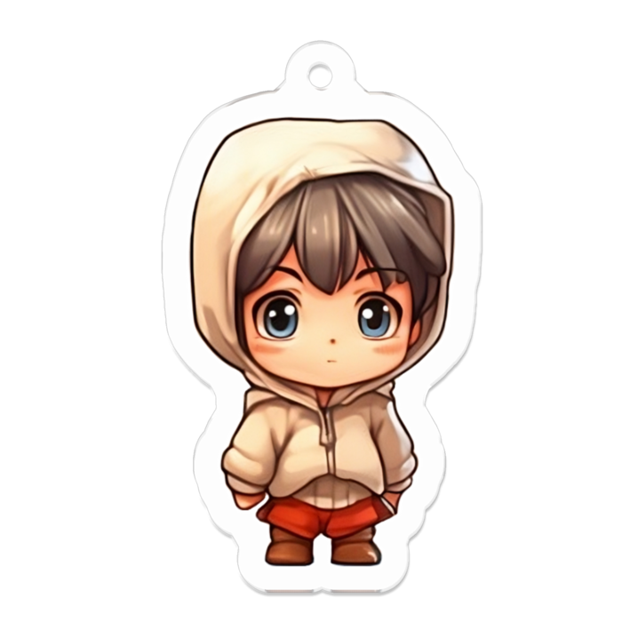 アクリルキーホルダー - 50 x 50 (mm)