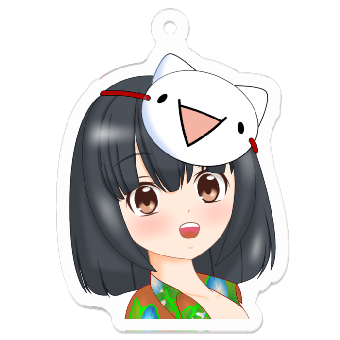 アクリルキーホルダー - 50 x 50 (mm)