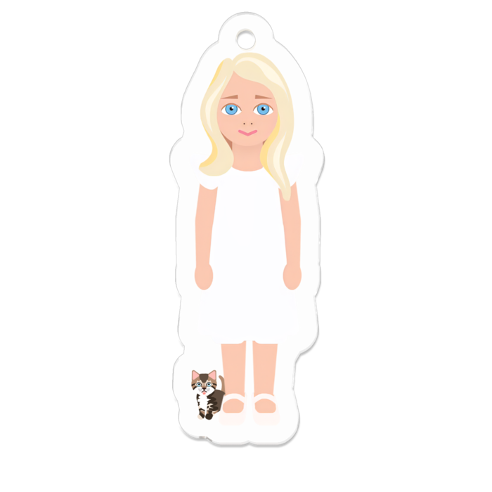 アクリルキーホルダー - 50 x 50 (mm)