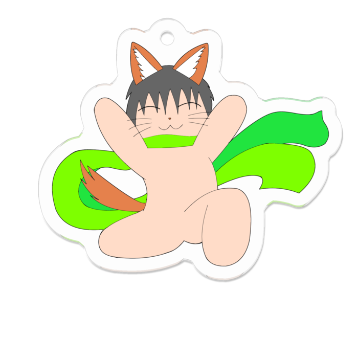 アクリルキーホルダー - 50 x 50 (mm)