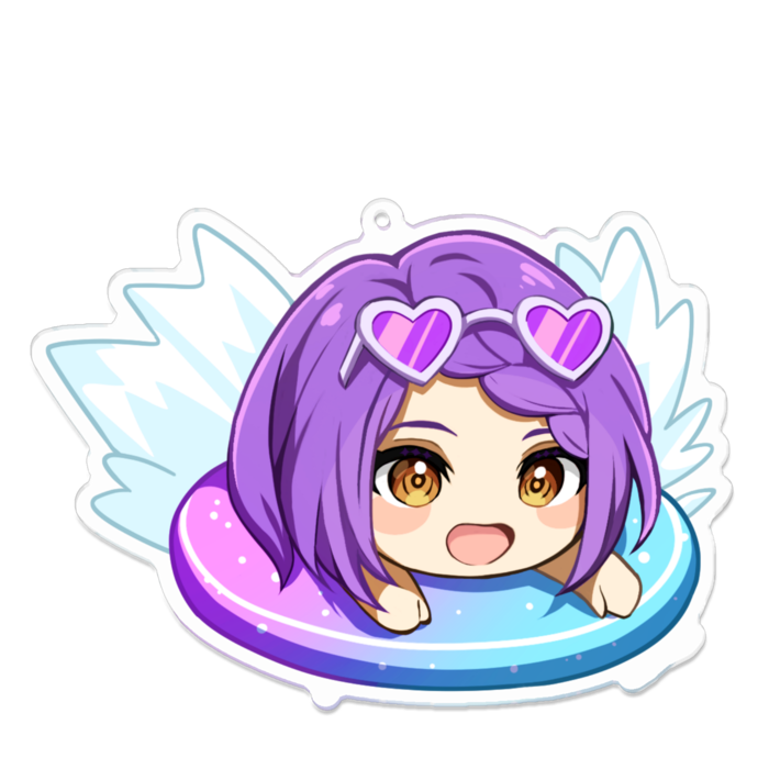 アクリルキーホルダー - 100 x 100 (mm)