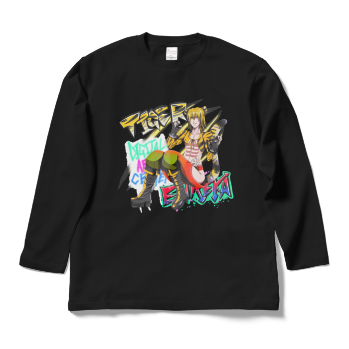 ロングスリーブTシャツ - L - ブラック