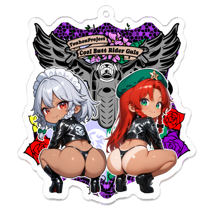 アクリルキーホルダー - 70 x 70 (mm)