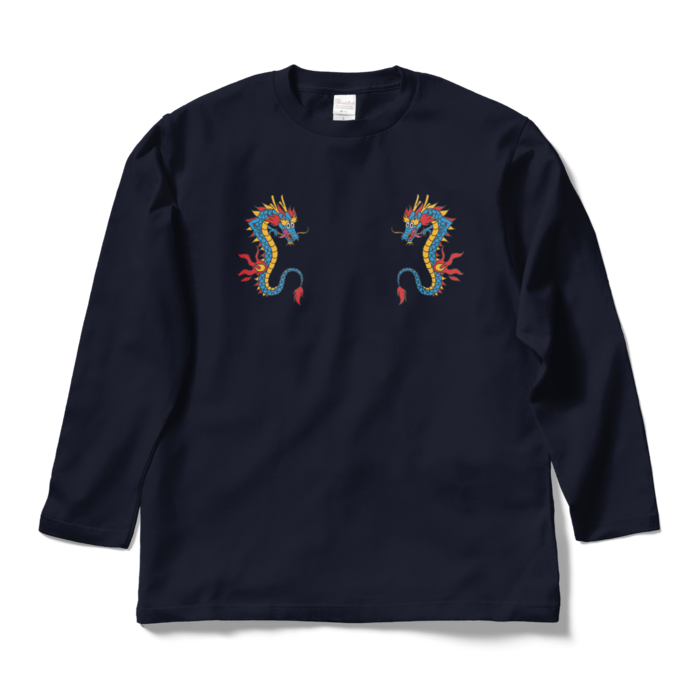 ロングスリーブTシャツ - L - ネイビー