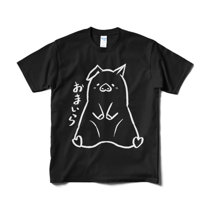 おまいらTシャツ - M - ブラック