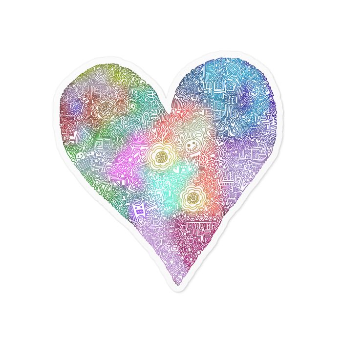 ステッカー - 100 x 100 (mm)