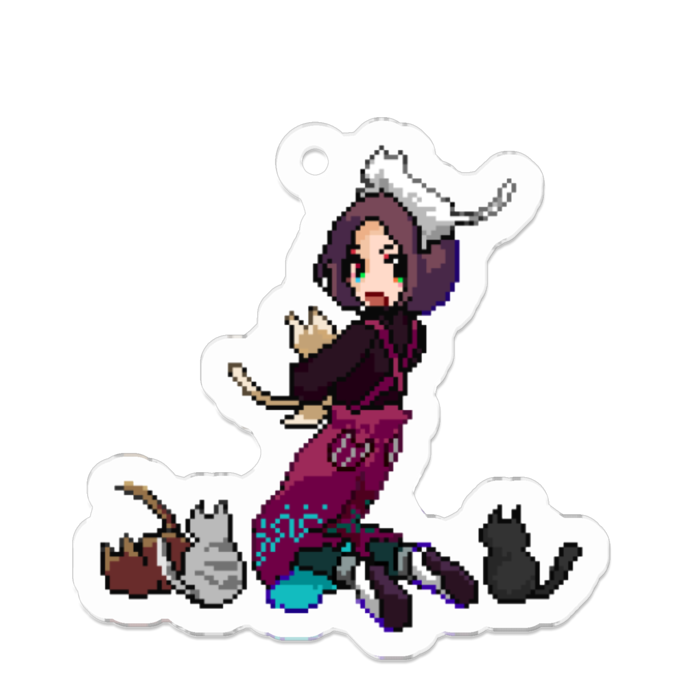 アクリルキーホルダー - 50 x 50 (mm)