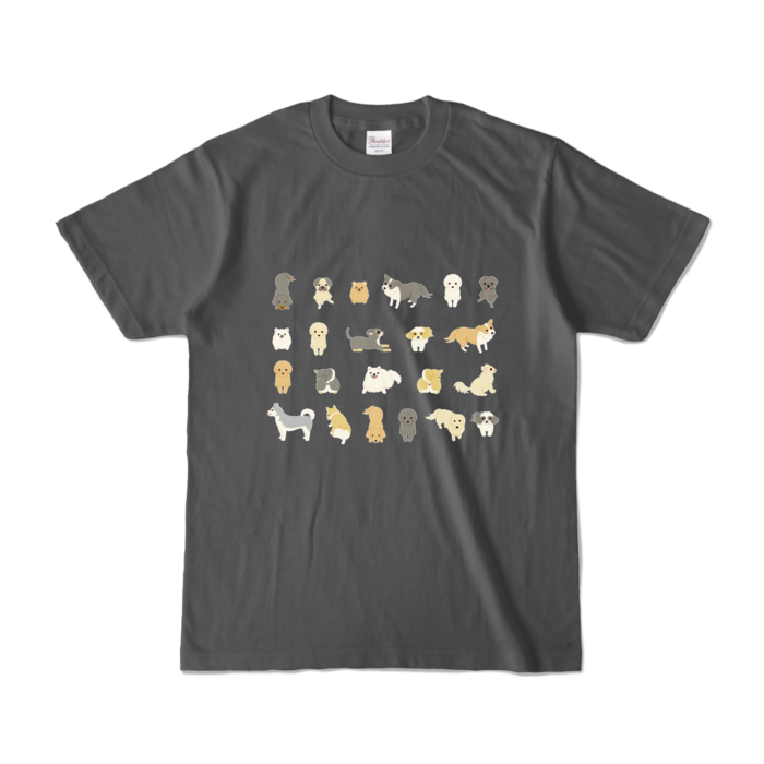 カラーTシャツ　チャコール　S