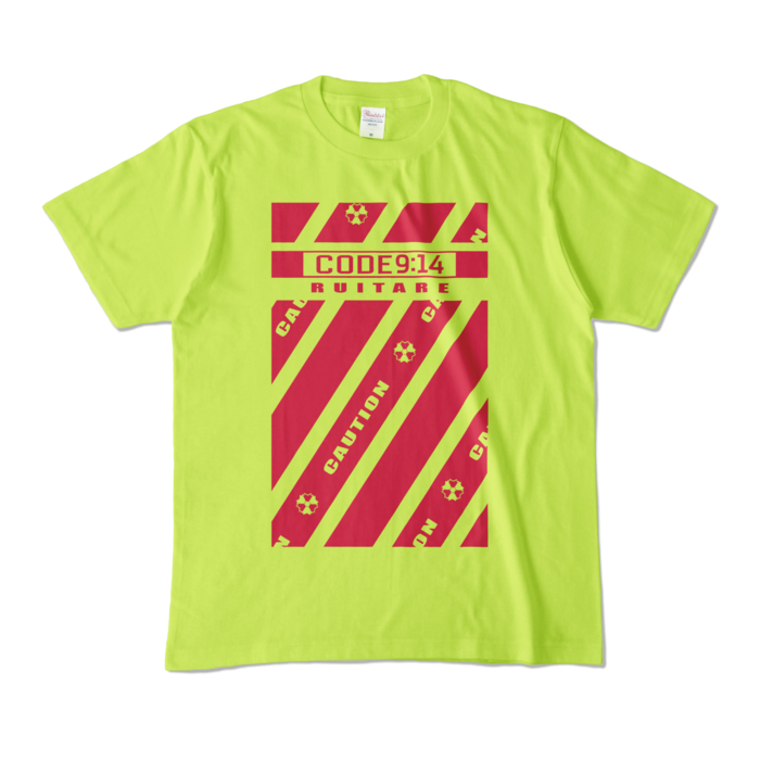 M - レッド×ライトグリーン