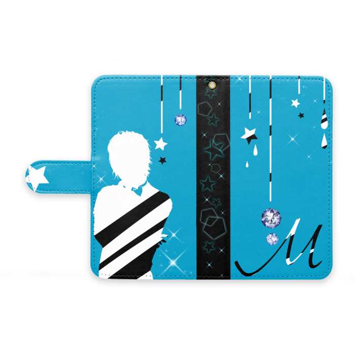 手帳型Androidケース - M - ストラップ穴 あり