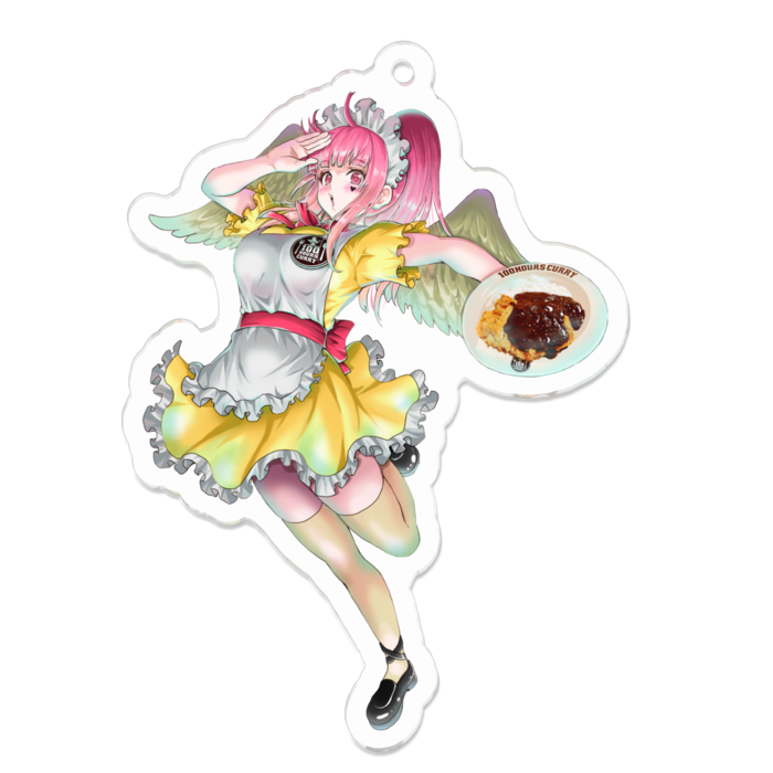 アクリルキーホルダー - 70 x 70 (mm)