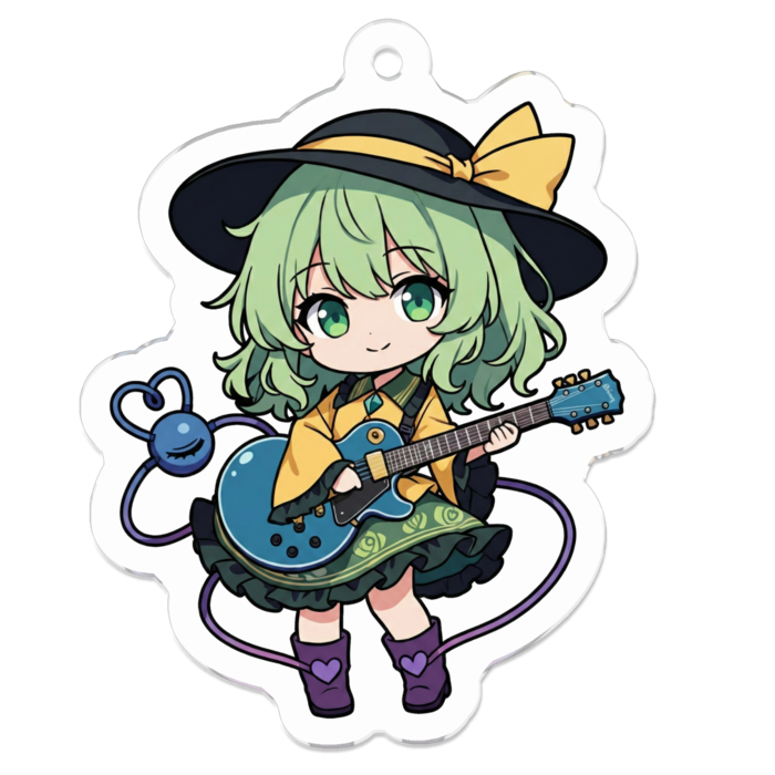 アクリルキーホルダー - 50 x 50 (mm)(キャラのみ)