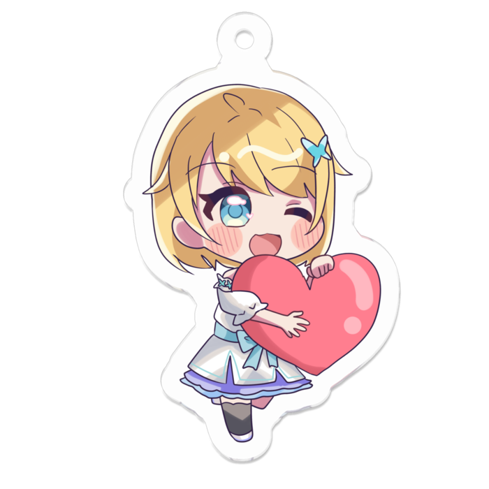 アクリルキーホルダー - 50 x 50 (mm)