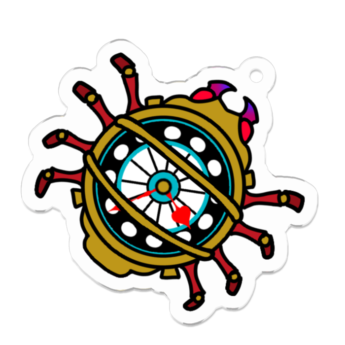 アクリルキーホルダー - 50 x 50 (mm)