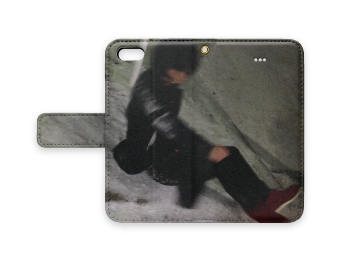 手帳型iPhoneケース - iPhone 5 / SE - ストラップ穴 あり