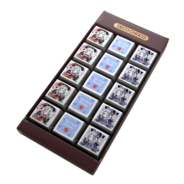 DECOチョコ - 列ごとにデザイン