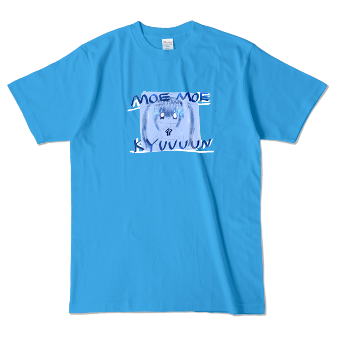 カラーTシャツ - L - ターコイズ (濃色)