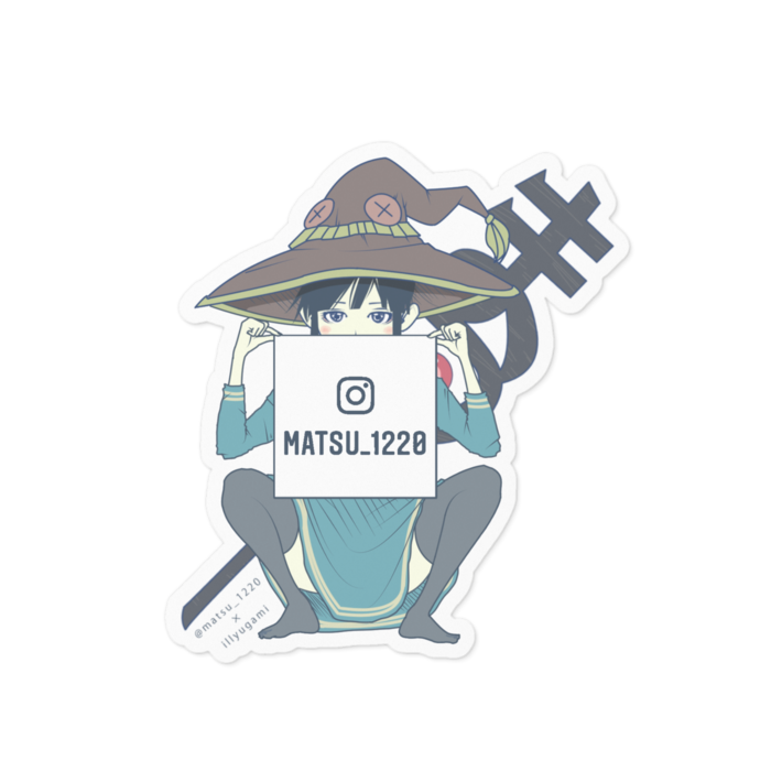 ステッカー - 100 x 100 (mm)