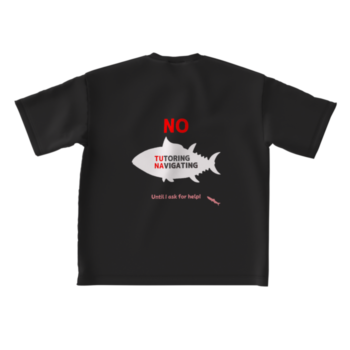 ビッグシルエットTシャツ - L - 背面
