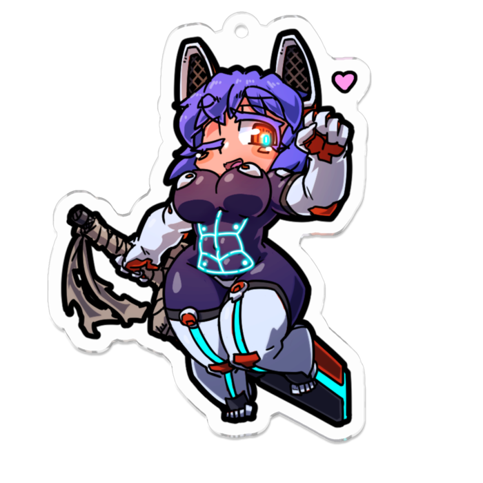 アクリルキーホルダー - 70 x 70 (mm)