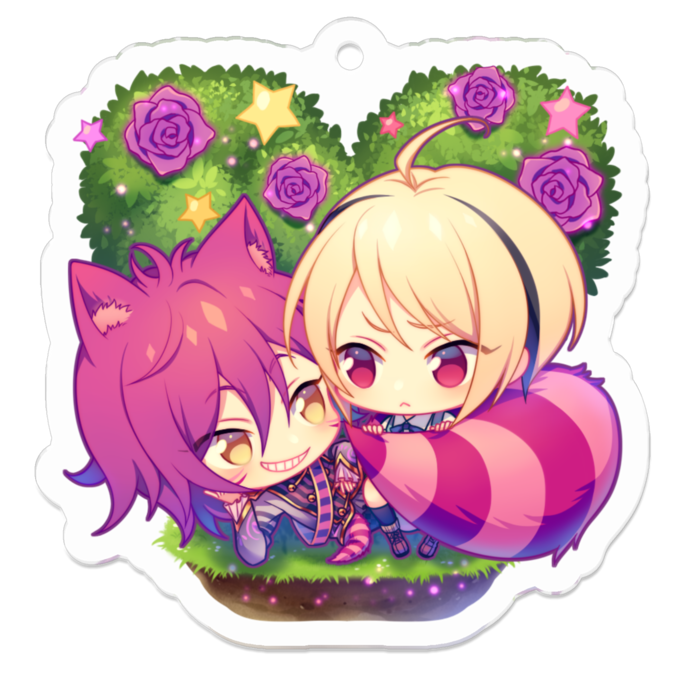 アクリルキーホルダー - 50 x 50 (mm)